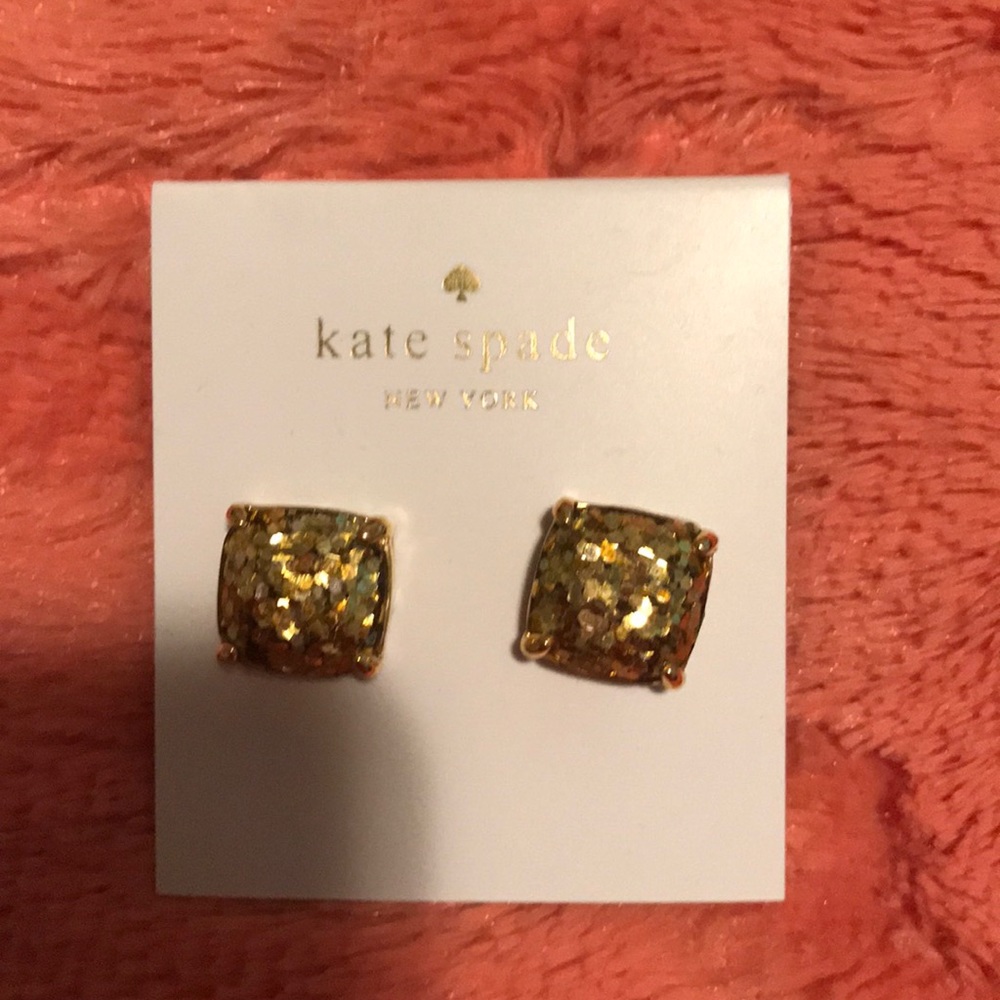 NWT Kate Spade Gold Earrings
